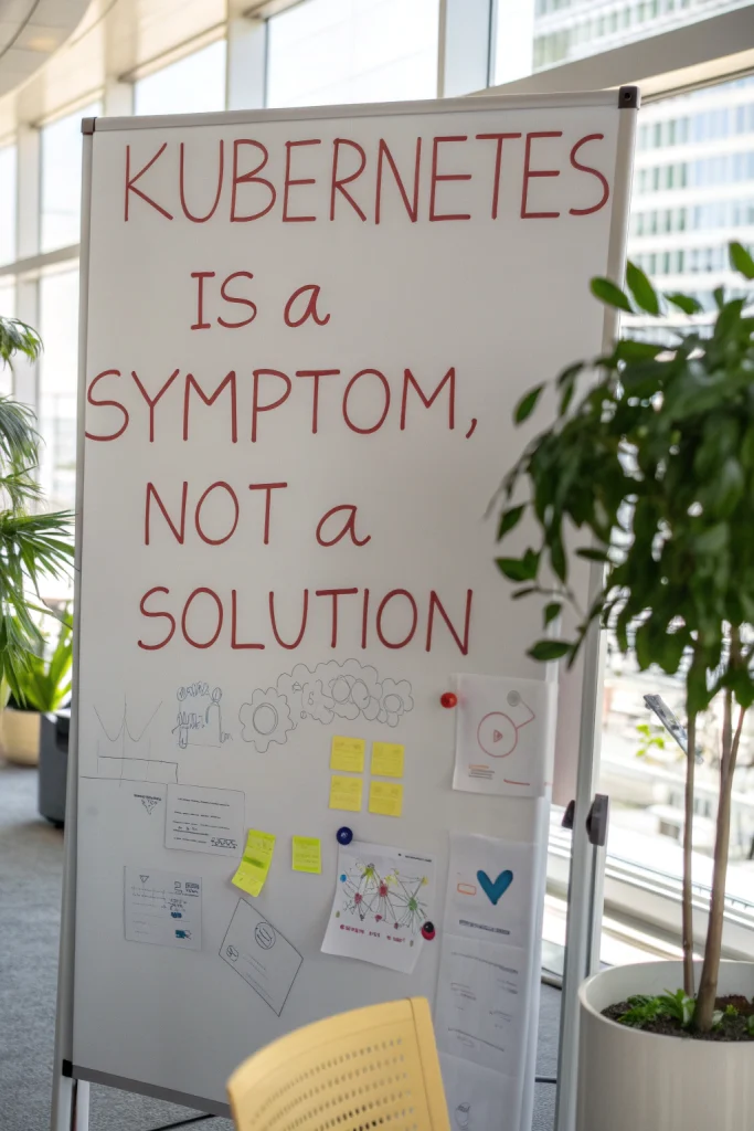 Kubernetes is a symptom, not a solutionIngrediant